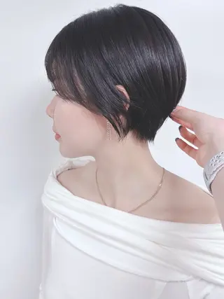 ショート モリオフロムロンドン原宿本店所属・ショート/ボブ/ハイ トーン/Nanahaのヘアスタイル