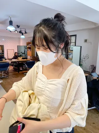 セミロング COMILE 🌼 SUZUKAのヘアスタイル