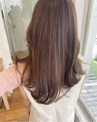 セミロング カラー 名古屋美容師/ さちのヘアスタイル