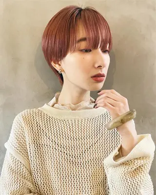 ショート カラー ショート/ボブ/ パーマ/柏原良亮のヘアスタイル