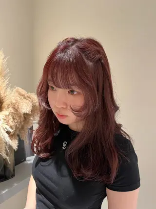 ロング カラー ヘアアレンジ カット✂️募集 ✨️ことみのヘアスタイル