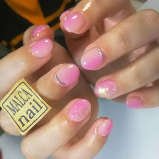 セミロング ヘアアレンジ パーマ ネイル キッズ マツエク・マツパ MALCAnail(マルカネイル)所属・荒木 莉奈のネイルデザイン