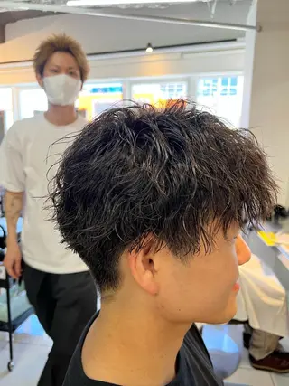 パーマ メンズ パーマ特化美容師 茂木広幸のヘアスタイル