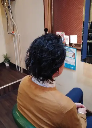 ミディアム パーマ メンズ source所属・森 陽一郎のその他イメージ
