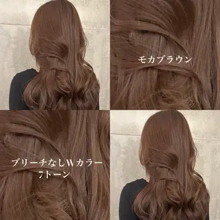 ロング メンズ 艶感ミルクティー🤍 色落ち綺麗🤍ともやのヘアスタイル