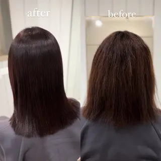 カラー 美髪縮毛矯正/ 髪質改善/海月のヘアスタイル