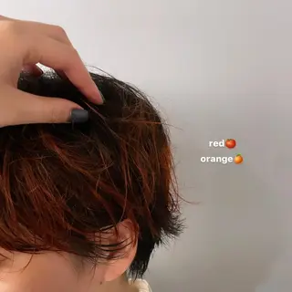 ショート カラー いまかわ ゆなのヘアスタイル