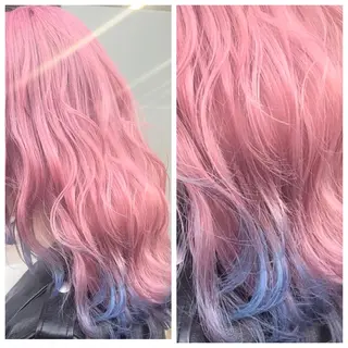 ロング カラー デザイン・ハイトーン カラー☆Rei☆のヘアスタイル
