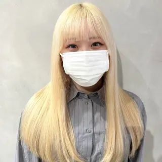 ロング カラー デザインカラー/パー マ🦖外岡咲希🦖のヘアスタイル