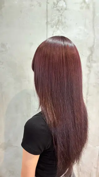 セミロング カラー ❤︎韓国レイヤ ー❤︎/saraのヘアスタイル