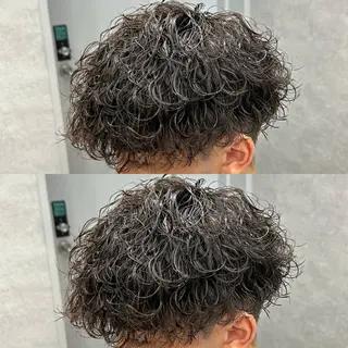 ショート パーマ指名率No1 メンズ特化ケイトのヘアスタイル