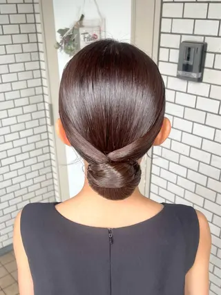 ヘアアレンジ 参列 ✽ 推し活ヘア 💕ゆり🐈🐾のヘアスタイル