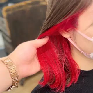 ミディアム カラー 🎀オタク美容師艶髪 カラーERINA🎀のヘアスタイル