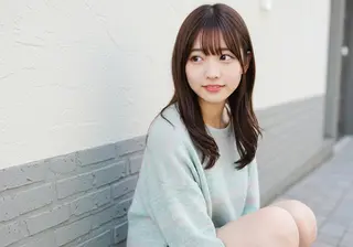セミロング 高堰 朱羽のヘアスタイル