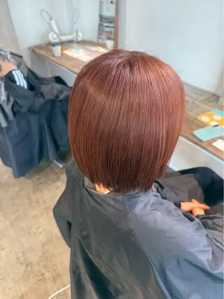 ミディアム カラー 🩷ブリーチなし韓国 へア🩷HARUKAのヘアスタイル