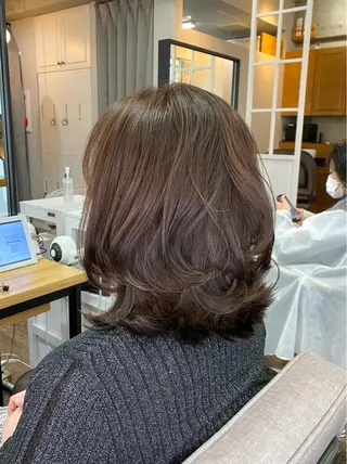 ミディアム カラー 統括マネージャー/ 髪のドクター/前原悟のヘアスタイル