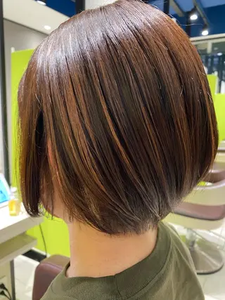 ショート カラー EARTH関内店 地主のヘアスタイル