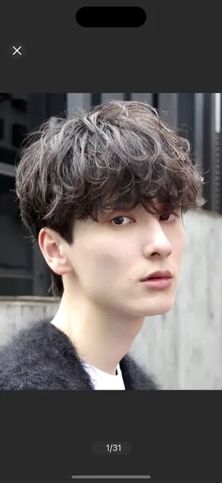 パーマ メンズ fifth小峰 悠里のヘアスタイル