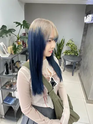 セミロング 💫ハイトーンボブ/ HARU💫のヘアスタイル