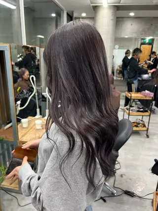 ロング welring hair salon所属・azusa/心斎橋/ ハイトーンカラーのヘアスタイル