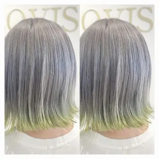 ショート カラー 🖤kana/艶髪/ 韓国風カラー🖤のヘアスタイル