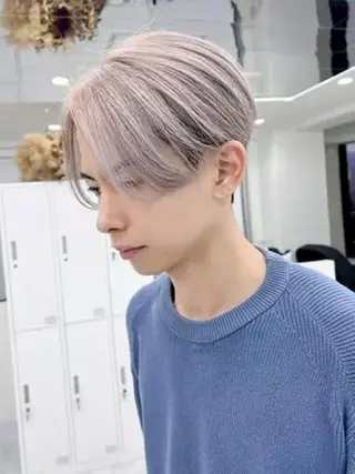 ショート カラー メンズ 女性専用サロン梅田 髪質改善カラーakiのヘアスタイル