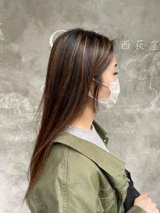 ロング カラー ヘアアレンジ sola方南町所属・原一真/ 外国人ショートヘアのヘアスタイル