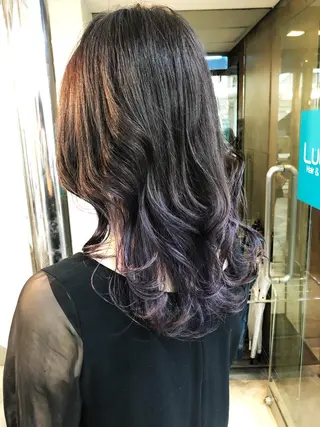 ミディアム ✨艶感/透け感✨Sherry所属・艶髪/ハイトーン Sherryのヘアスタイル