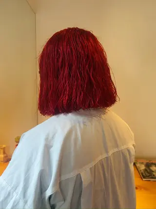カラー パーマ￤酸スト 🍒yuzuka🍒のヘアスタイル