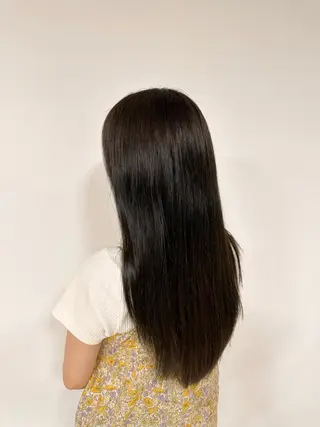 ロング カラー ヤマダ カホのヘアスタイル