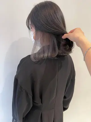 ミディアム ✨美髪透明感ソムリエ ✨💎KAZU💎のヘアスタイル