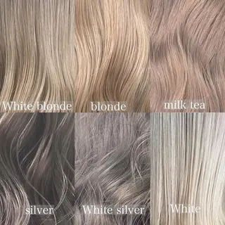 ロング カラー ヒカ/外国人風 デザインカラーのヘアスタイル