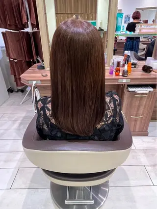 セミロング カラー 内匠 愛美のヘアスタイル
