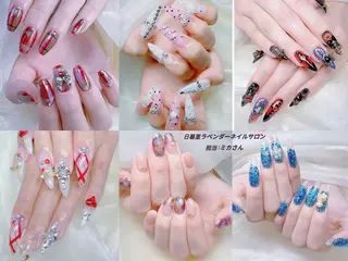 ネイル ラベンダー💖日暮里 ルル💖ネイルのネイルデザイン