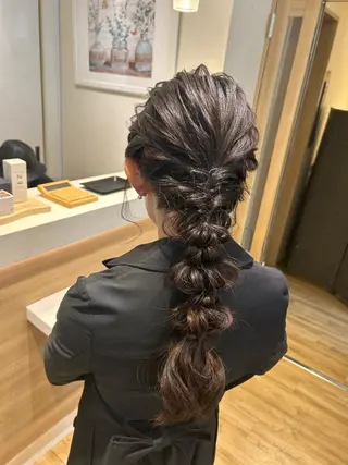 ヘアアレンジ 🍒艶髪✨ 秋冬🍒モテヘアー✨のヘアスタイル