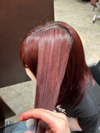 セミロング 『美髪育成』田中 詩恩のヘアスタイル