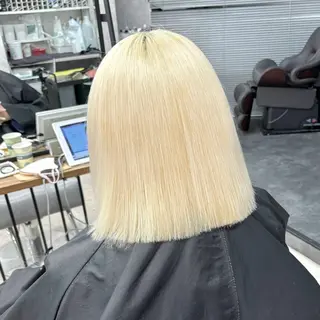 ミディアム ハイトーン×エクステ 💞くるみのヘアスタイル