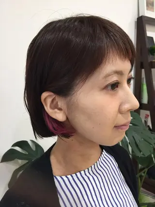 ショート カラー 福田 竜士のヘアスタイル