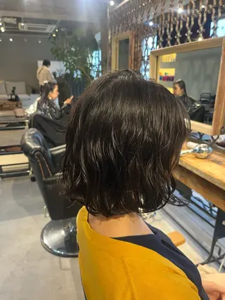 ショート パーマ スタジオノル パーマ🌀あやなのヘアスタイル