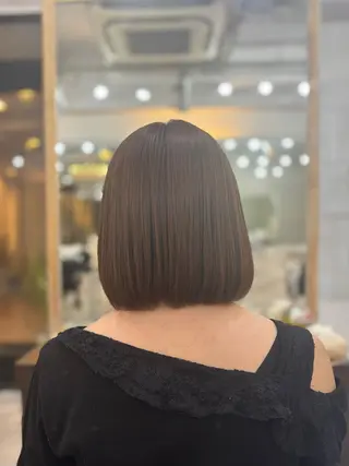 ミディアム SoRa所属・ショート/ボブ /髪質改善縮毛矯正のヘアスタイル