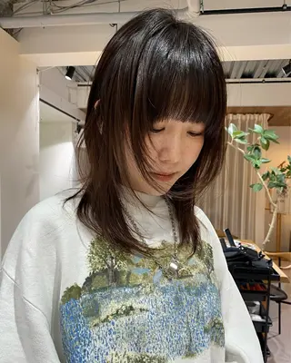 ミディアム iroha/ n.w.h🎀のヘアスタイル