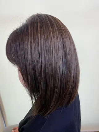ミディアム カラー ✴︎ヒラガカナ✴︎ ECLAT HAIRのヘアスタイル