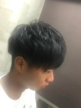 ミディアム パーマ美容師 /小泉賢徒のヘアスタイル