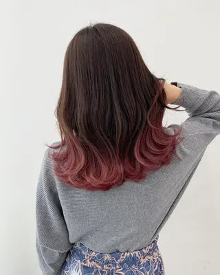 ミディアム 公式 Ease by amble luxeのヘアスタイル