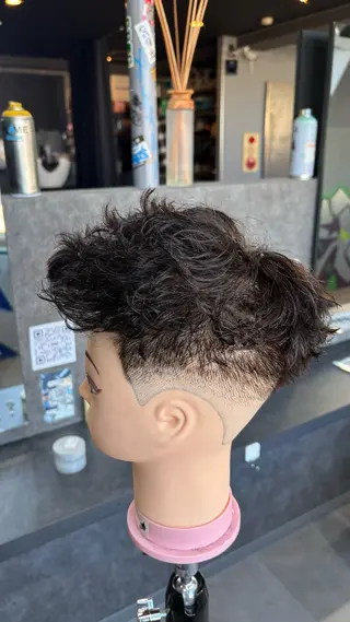 ショート パーマ メンズ kearny -men’s  parm & men's cut-錦糸町所属・永倉 迅人 /メンズカットパーマのヘアスタイル