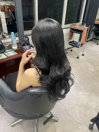ロング ヘアアレンジ ヘアセット/エクステ cocoro🐹🎀のヘアスタイル