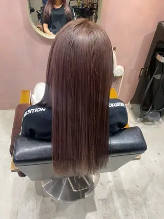 ロング カラー 🗽デザインカラー/ パーマ/MIRU🗽のヘアスタイル