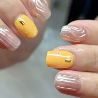 ネイル はあとねいる筑紫口店 Hitomiのネイルデザイン