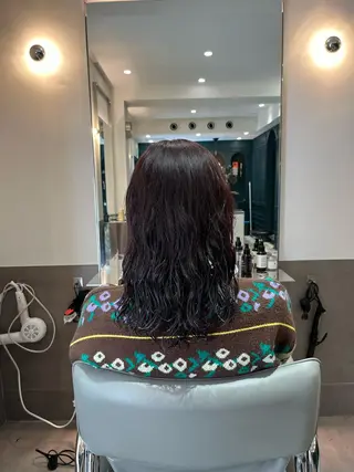 ミディアム カラー パーマ 🌻暖色カラー🌻 sakuraのヘアスタイル