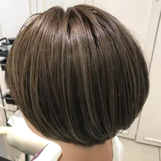 ショート カラー 店長 大方康暉のヘアスタイル